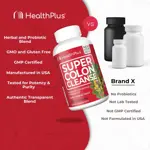 Supplement Health Plus Super Colon Cleanse 530 mg 240 cápsulas