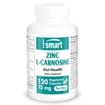 Suplemento Supersmart Zinc L-Carnosina 75 mg 120 cápsulas
