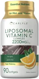Suplemento De Vitamina C Liposomal , 2200 Mg, 90 Cáp...