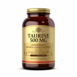 Suplemento Taurine 500 Mg 250 Cáps...