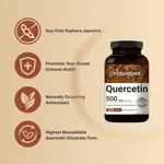 Suplemento NatureBell Quercetina 500 mg 300 cápsulas