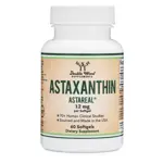 Suplemento de astaxantina Double Wood, 12 mg, concentración máxima, 60 cápsulas