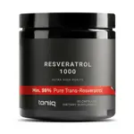 Suplemento Toniiq de resveratrol de ultra alta potencia 1000 mg 60 C