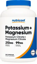 Suplemento De Potasio 99 Mg De Mag...