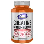 Suplemento NOW Sports Nutrition monohidrato de creatina 750 mg