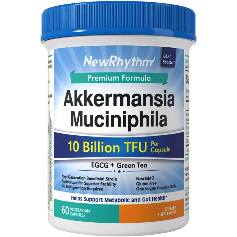 NewRhythm Probiótico Akkermansia Muciniphila 60 Cápsulas