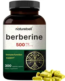 Suplemento Berberine 500 Mg 300 Cá...