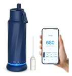 Botella De Agua Inteligente Vita Smart Con Recordatorio, Ais Azul Magnetita + Puresip