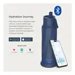 Botella De Agua Inteligente Vita Smart Con Recordatorio, Ais Azul Magnetita + Puresip