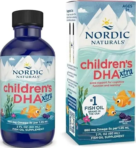 Nordic Naturals Dha Xtra Para Niños, Berry Punch Otros