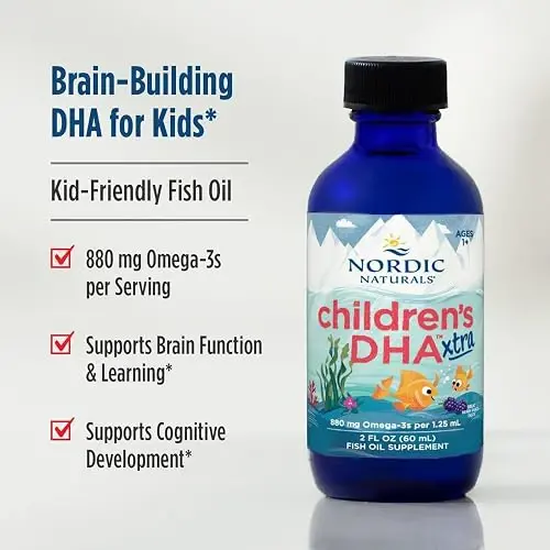 Nordic Naturals Dha Xtra Para Niños, Berry Punch Otros