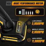 Amoladora Angular Inalámbrica Dewalt 20v 4-1/2 3 Velocidad