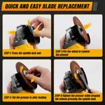 Amoladora Angular Inalámbrica Dewalt 20v 4-1/2 3 Velocidad