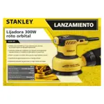 Lijadora Roto Orbital 125mm 5 pulg 300w Stanley Ss30-ar