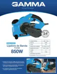 Lijadora Banda Gamma Eléctrica Manual 850w G1925AR