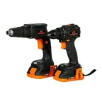 Combo Taladro Y Atornillador Con Tope Lusqtoff Ktal2-9bk