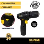 Taladro de Impacto Konan a bateria 12v + maletin 