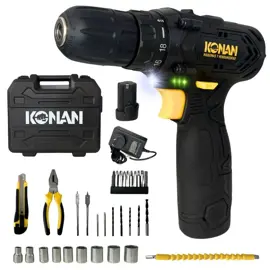 Taladro De Impacto  A Bateria 12V + Maletin 