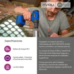 Taladro inalámbrico Tivoli APT-012 azul 50/60Hz