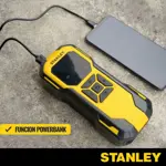 Compresor De Aire Portátil 12V Powerbank Mini Inflador Luz USB Stanley 
