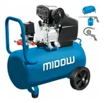 Compresor De Aire 40 Lts Midow Frecuencia 50hz + Accesorios Celeste 50