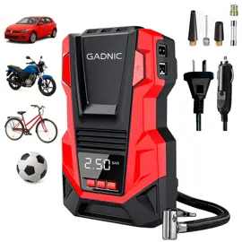 Compresor De Aire Inflador  Portatil 12V/220V