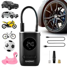 Inflador De Neumáticos Inalámbrico Mini Recargable 