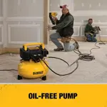 Compresor de aire DEWALT Pancake de 6 galones 165 PSI (DWFP55126)