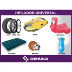 Compresor De Aire Portátil Dehuka Gran Potencia Color Negro