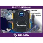 Compresor De Aire Portátil Dehuka Gran Potencia Color Negro