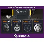 Compresor De Aire Portátil Dehuka Gran Potencia Color Negro