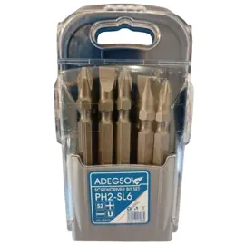 Puntas Combinadas X 5U Phillips Pla...