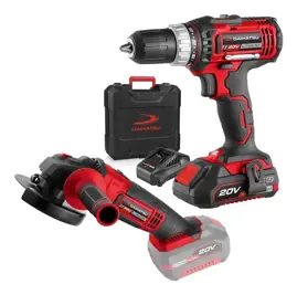 Combo Inalambrico 20V Taladro Atornilador + Amolador...