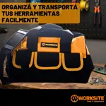 Bolso Herramientas Maletin Reforzado Worksite Soporta 20kg