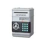 Caja Fuerte Electrónica Infantil WAGGS Alcancía de Juguete Plateada