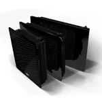 Calefactor Caldén 5000 kcal Frente Negro Gas Natural Sin Salida