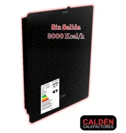 Calefactor 3000 Kcal Frente Negro ...