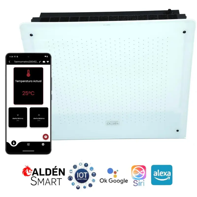 Vitro convector Calden 7000 Kcal con Termostato Smart