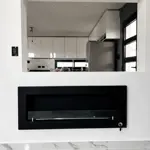 Chimenea moderna Calden Paris embutir 90 cm con Termostato Smart