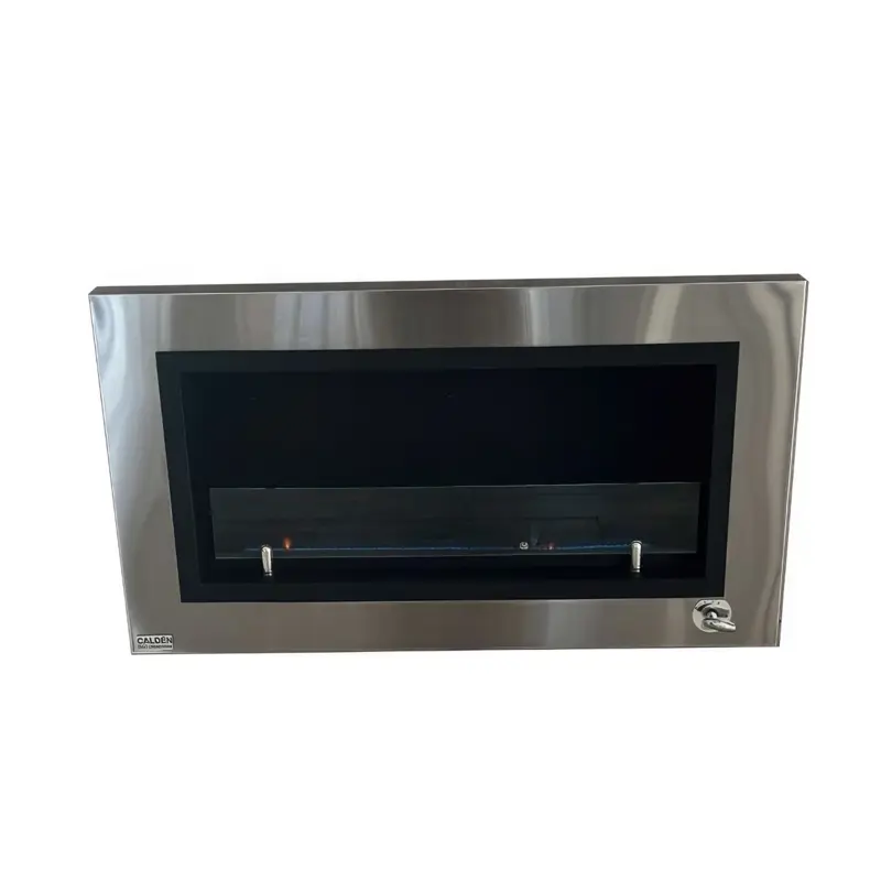 Chimenea moderna Calden Paris colgar 140 cm Acero Inoxidable