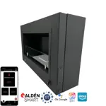 Chimenea moderna Calden Paris colgar 90 cm con Termostato Smart