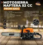 Motosierra Naftera 52cc Lusqtoff Garden Plus Prom-52gc 2.5hp