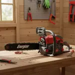 Motosierra Naftera Energizer Ez5018cs 2 Tiempos 49cc 46cm Rojo