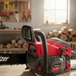 Motosierra Naftera Energizer Ez5018cs 2 Tiempos 49cc 46cm Rojo
