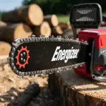 Motosierra Naftera Energizer Ez5018cs 2 Tiempos 49cc 46cm Rojo