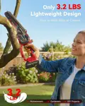 Mini Motosierra Inalámbrica Supstable 6 Pulgadas + 8