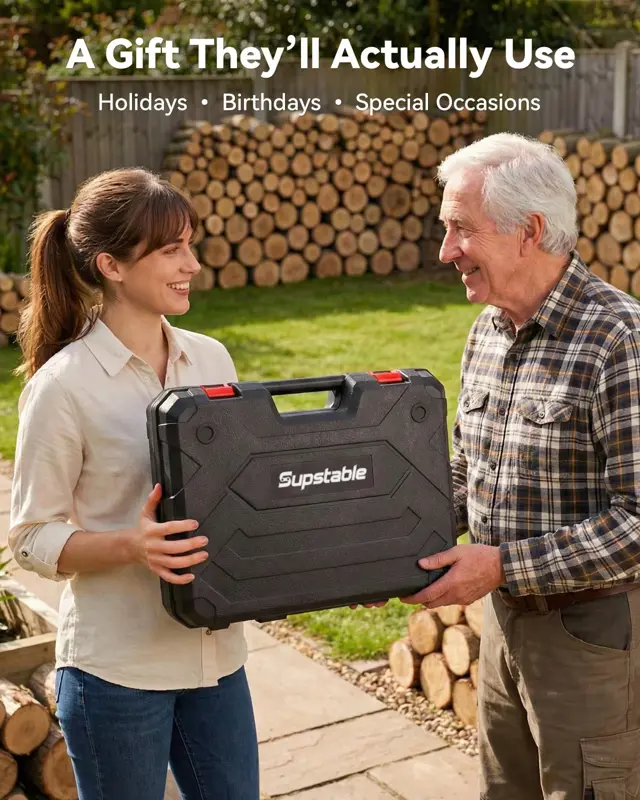Mini Motosierra Inalámbrica Supstable 6 Pulgadas + 8