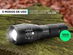 Linterna Táctica Militar Gadnic Led 3000 Lúmenes Resistente al Agua + Soporte