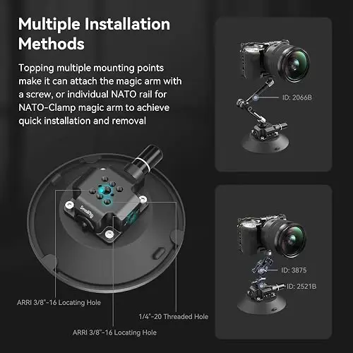 Smallrig Soporte De Cámara Con Ventosa De 6 ?, Otros