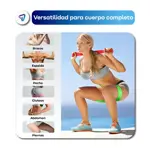 Bandas Elasticas Isometricas de Resistencia Waggs Set x5